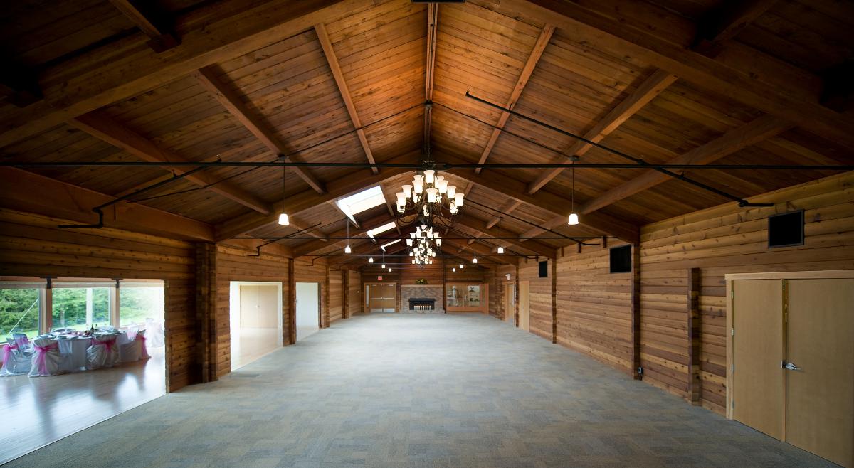 The interior of the Great Hall at the Gleneagles Clubhouse