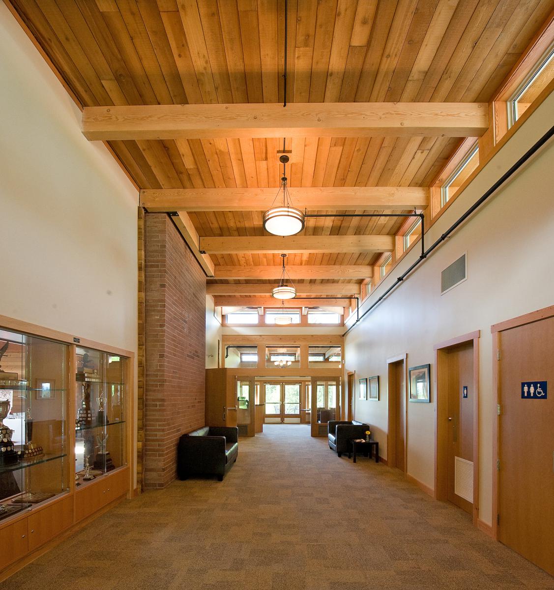 The lobby of the Gleneagles Clubhouse
