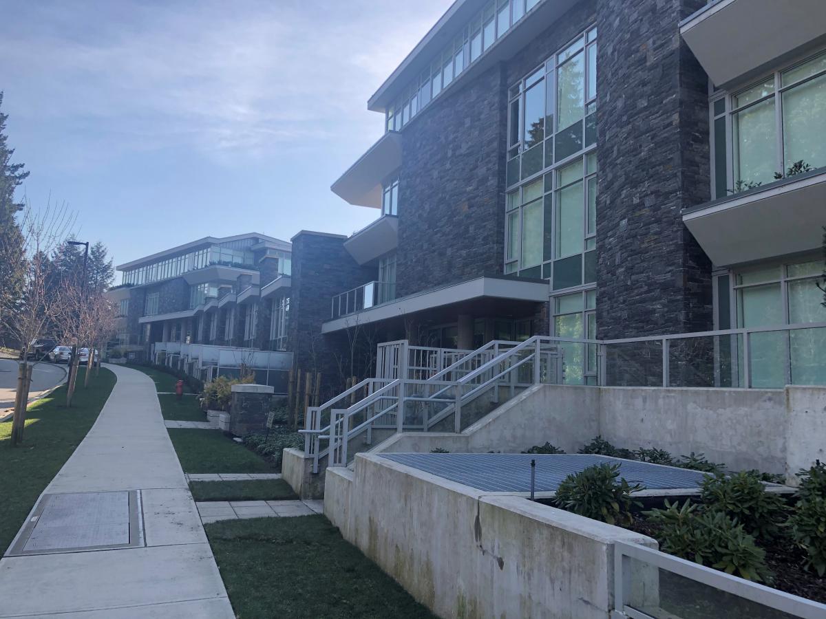 Exterior of "Forest Edge Three" and "Forest Edge Four" 67-unit apartment building