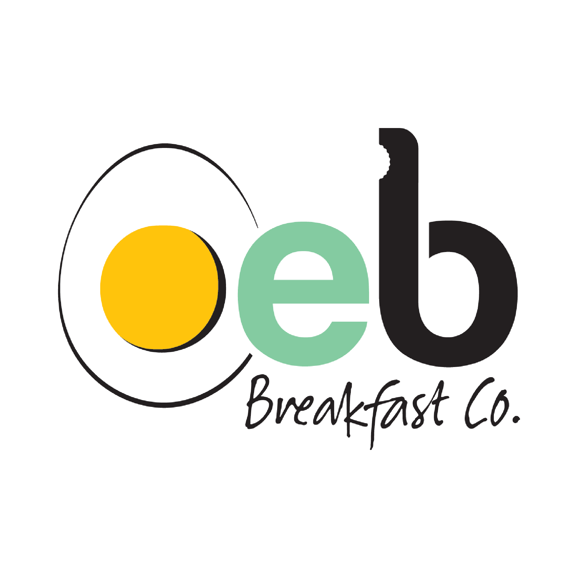Logo of EB Breakfast Co, featuring a stylized design representing a breakfast theme.