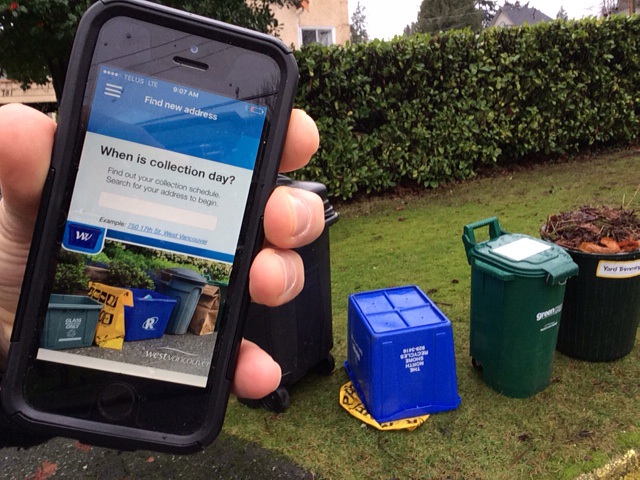 West Van Collect app