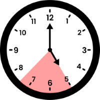 Garbage and recycling - clock 5 am