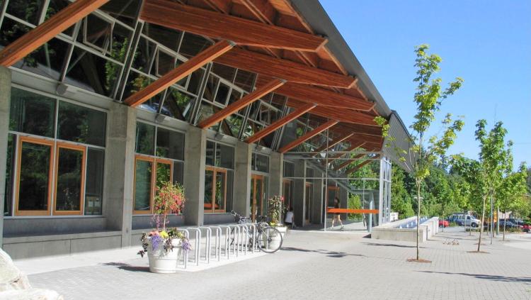 The exterior of the Gleneagles Community Centre.