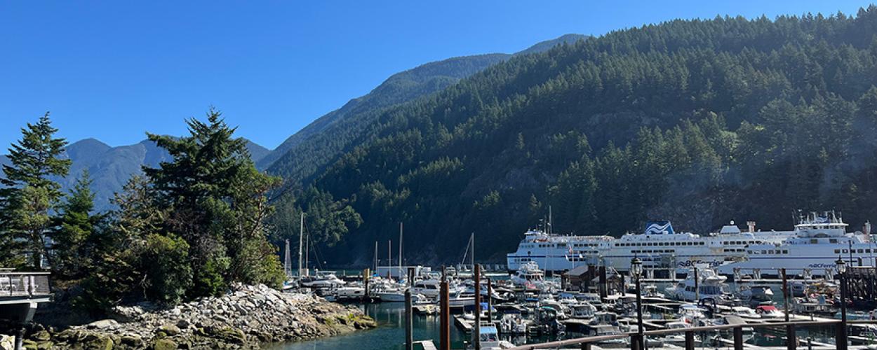 Horseshoe Bay Boathouse West Deck (ocean view)
